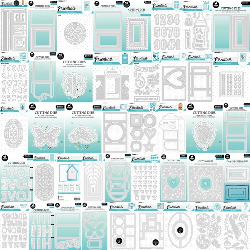 Big Sale Metal Cutting Frame dies 2024 New Templates DIY Scrapbooking Paper Making Bottles and feathers Crafts Cuts