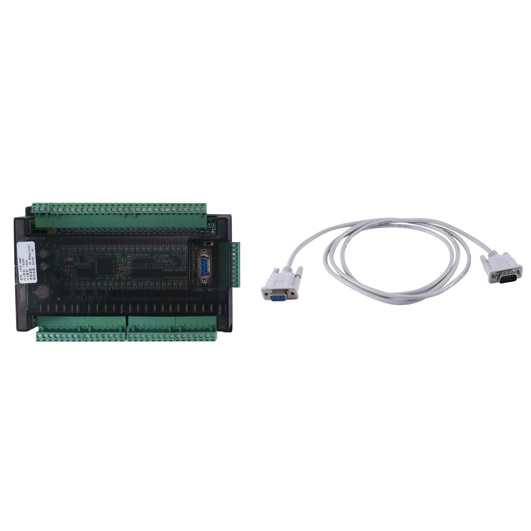 Professional LE3U FX3U 48MT RS485 RTC (Real Time Clock) 24 Input 24 Transistor Output 6 Analog Input 2 Analog Output Plc Control