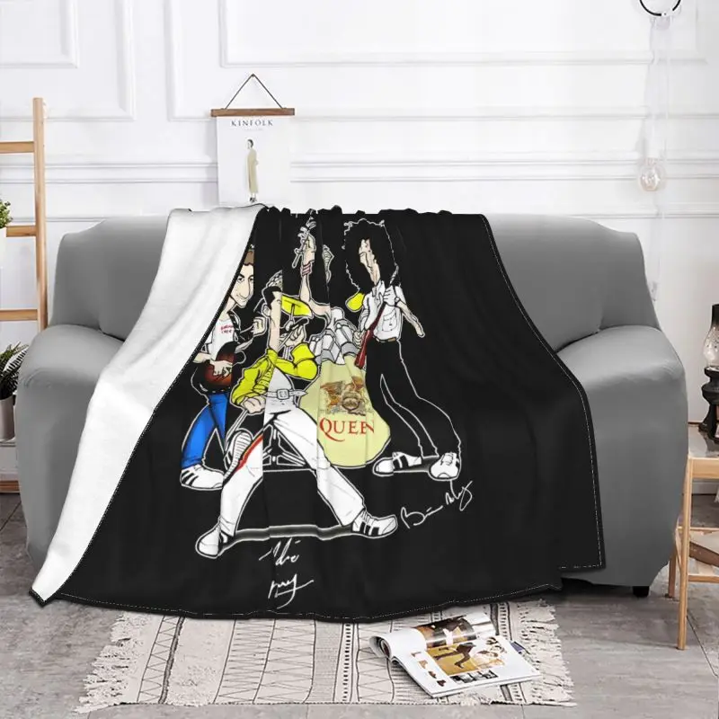 Queen Freddie Mercury Blanket Luxury Sofa Bed Nap Blanket Cover Blanket Home Decotation