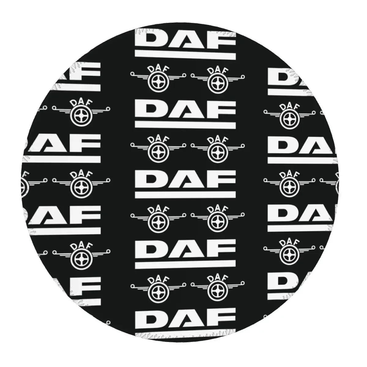 Daf Truck Classic Car Logo Round Mouse Pad Computer Keyboard Mouse Mat Gamer Laptop Desk Mat Office Table Mats