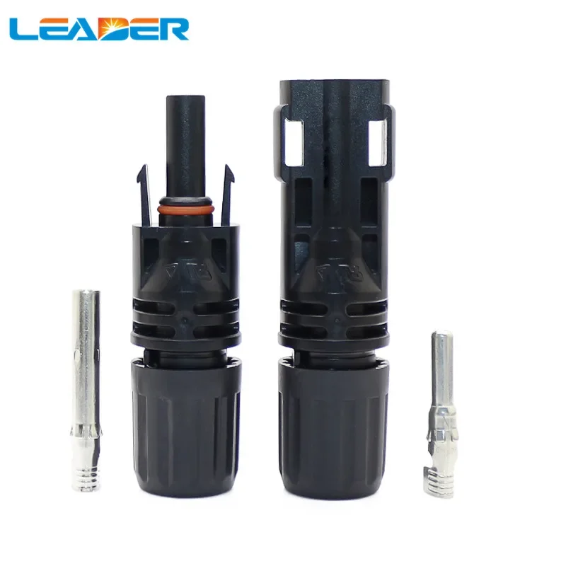 LEADER SOLAR IP68 SOLAR PV Connector for Solar Panels Panel Mount Connector 1000V/1500V DC Connector for 2.5mm~16mm