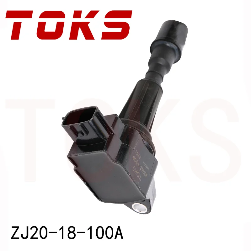 

TOKS 1x ZJ20-18-100 Ignition Coil for Mazda 2 1.3L 1.4L1.5L 07-2015 Mazda 3 BK12 BL 1.6L 2.0L 08-2014 ZJ20-18-100A auto parts