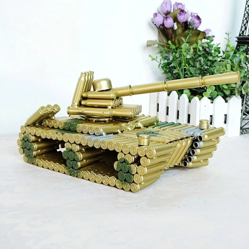 Ironwork Miniatures Modern Simple Commemorate Miniatures Birthday Commemorate Present Tank Model Room Decoration Accessories