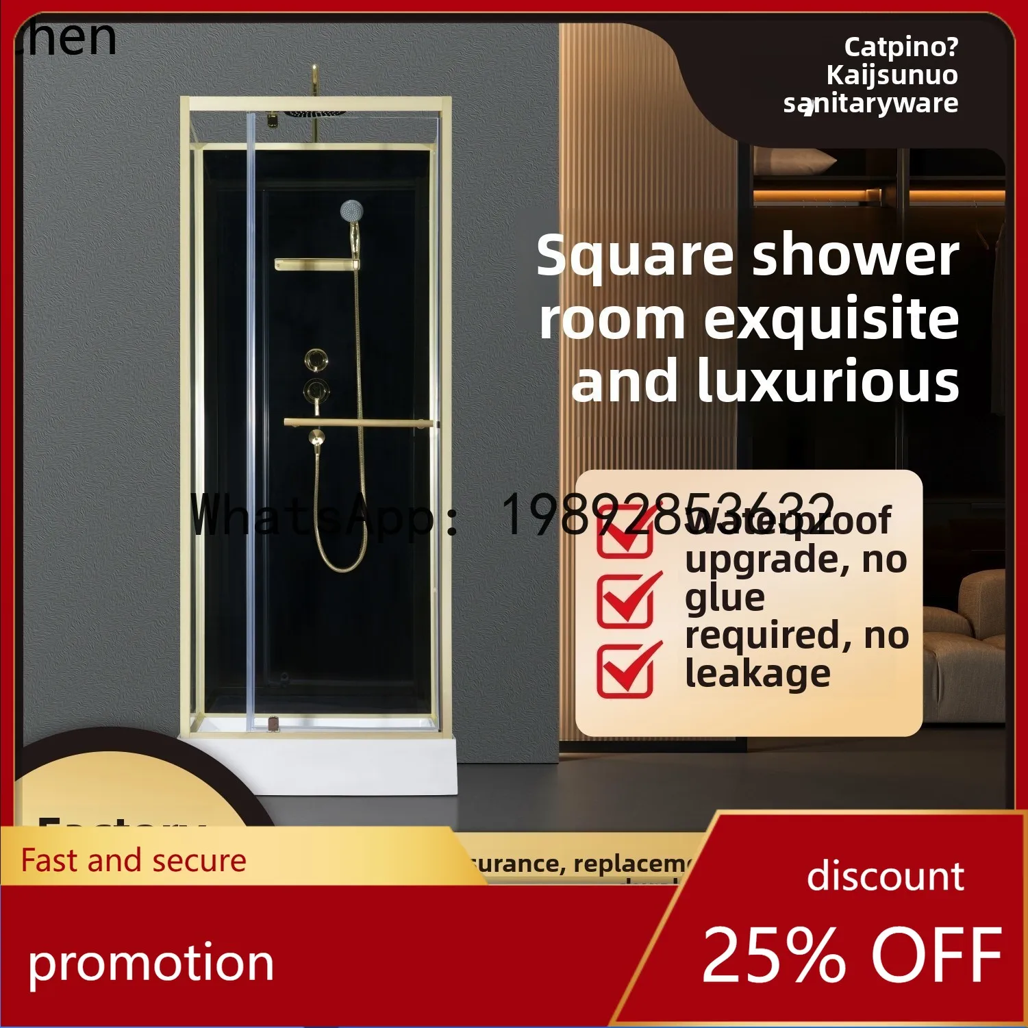 

YFY integral shower room household integrated rural bathroom simple bath room partition bath room sauna shower bathroom