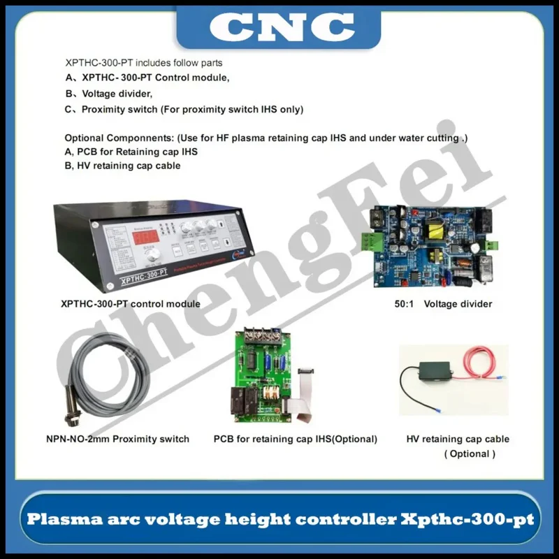 Cnc لهب البلازما HYD Xpthc-300-Pt قوس الجهد الارتفاع تحكم قطع بندقية الارتفاع التلقائي المقتفي Cyclmotion