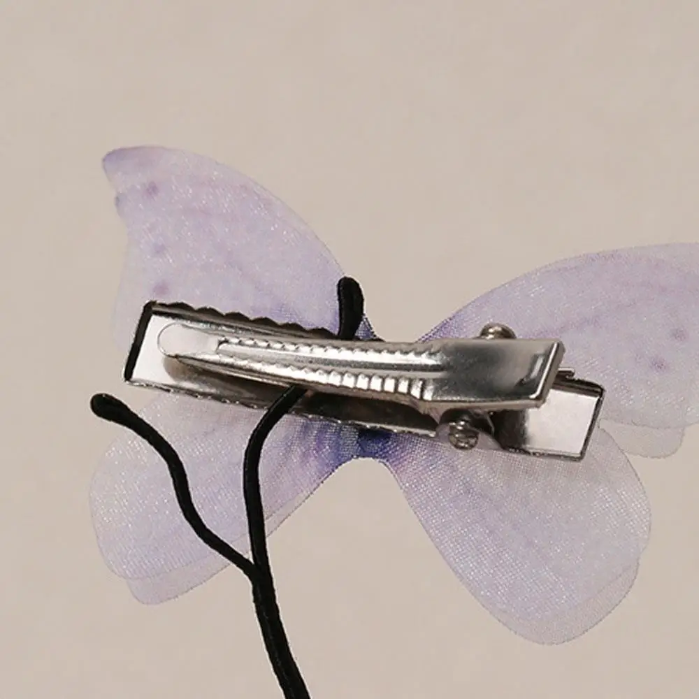 

5 шт./компл., милые заколки для волос, супер красивые головные уборы, заколки для волос с имитацией бабочки, красочные заколки для волос принцессы для девочек, милое украшение для волос