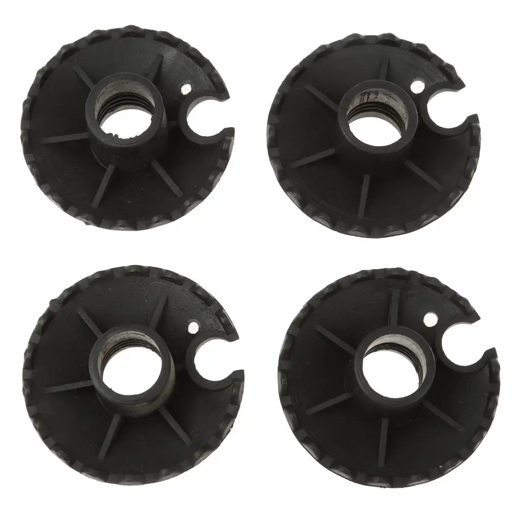 4 Pieces Touring Basket Rubber Pads with Wire for Hiking Poles, Trekking Poles