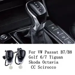 For VW Passat B7/B8 Golf 6/7 Tiguan Skoda Octavia CC Scirocco DSG Automatic Gear Shift Knob Lever Shifter HeadBall LED Light