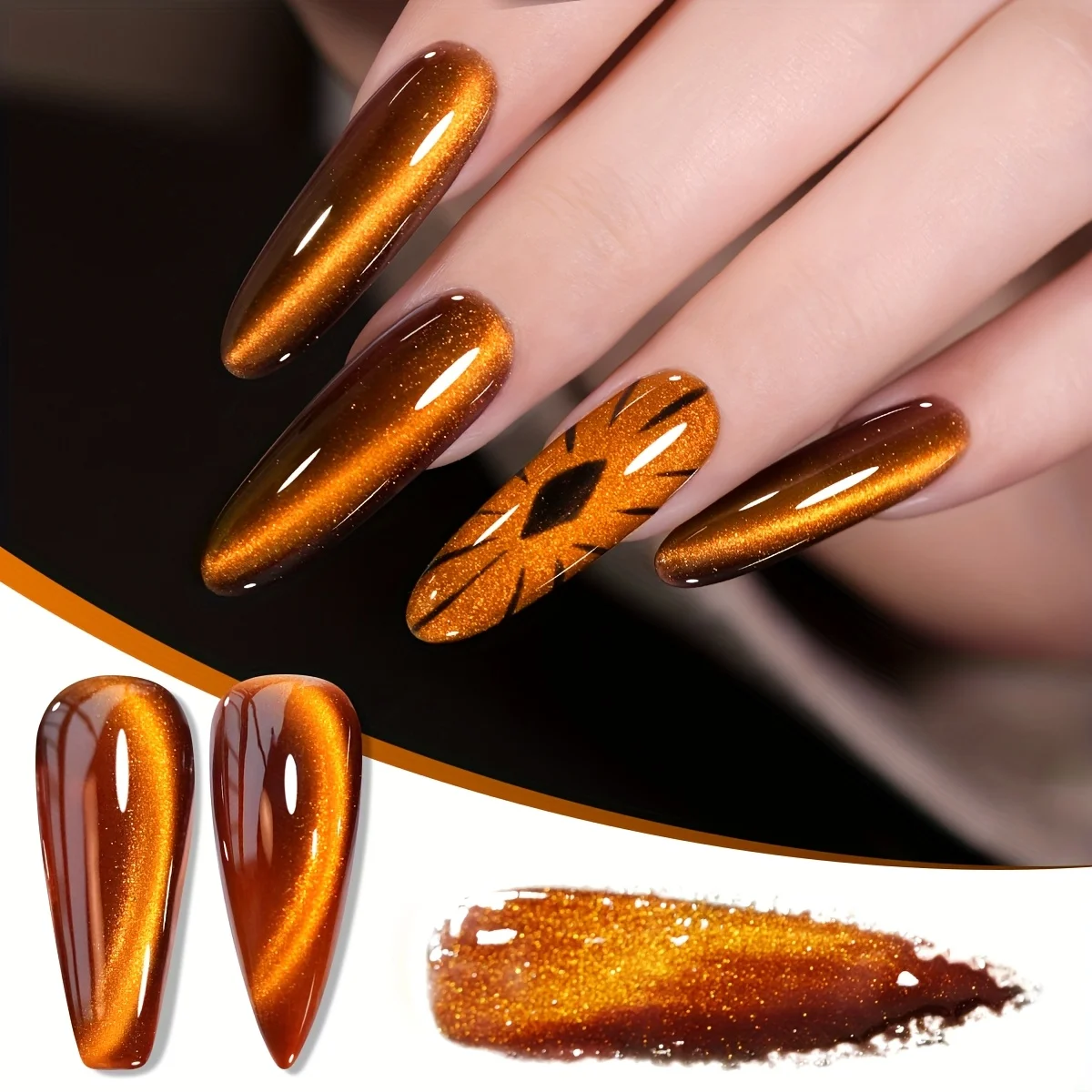 1 gel de uñas brillante de larga duración para mujeres de moda, esmalte de gel LED UV profesional de salón de alta pigmentación para principiantes