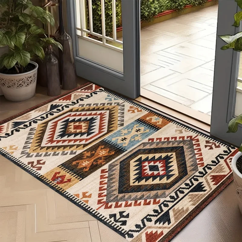 

Bohemian Style Doormat Entrance OutDoor Carpets Non-Slip Bathroom Feet Mat Kitchen Bedroom Hallway Long Rugs Entrance Door Mat