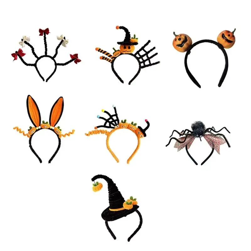 

Удобный головной убор на Хэллоуин 31BB с гибким пластиковым дизайном для взрослых, детский костюм, аксессуары для мероприятий и