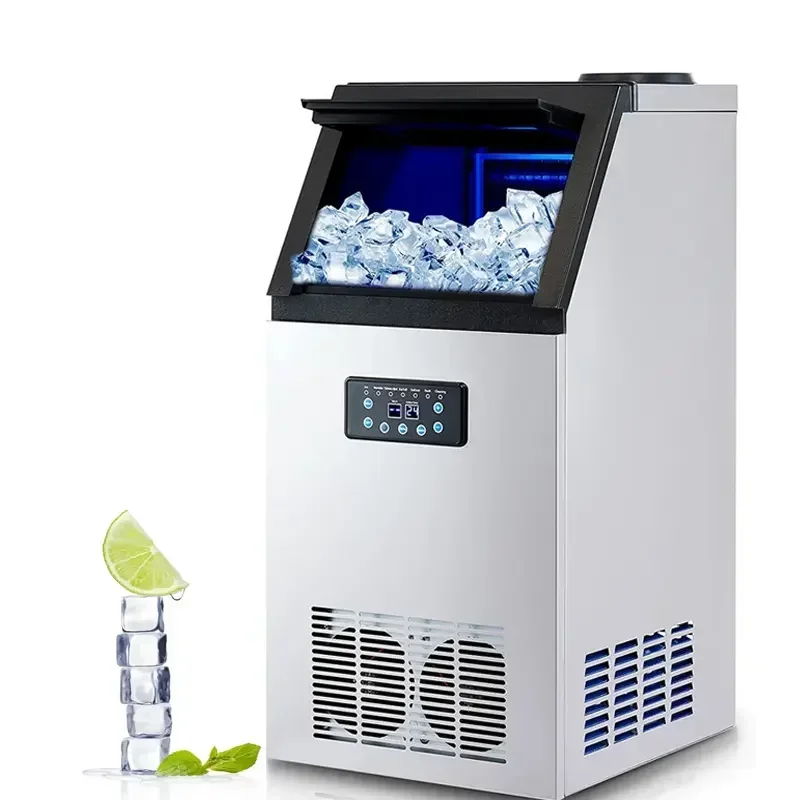 Commercial Ice Maker/ 155 Lb (70 Kg) Ice Machine/ Ice Cube Making Machine for Restaurants,Bars,Homes