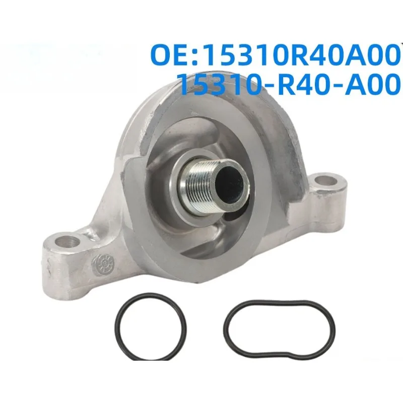 15310R40A00 Oil Filter Housing Case with 2 O-Rings Compatible for Honda Accord 2008-2012 Brand New