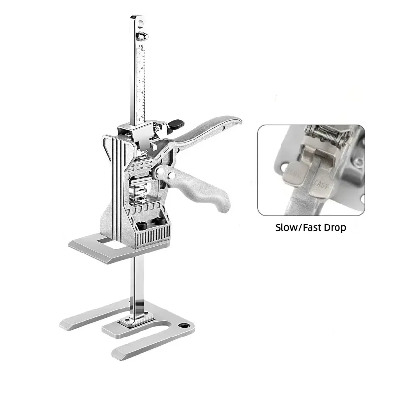 Imagem -02 - Labor Saving Arm Jack 12.4 Polegada Ferramenta de Levantamento Manual Altura Ajustável Levantador de Móveis Lento Rápido Cair no Modo Velocidades