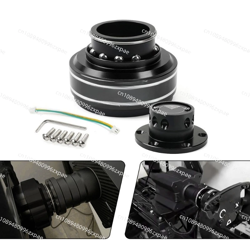 Car modification accessories modification, aluminum 70MM steering wheel quick remover, suitable for racing game simulation