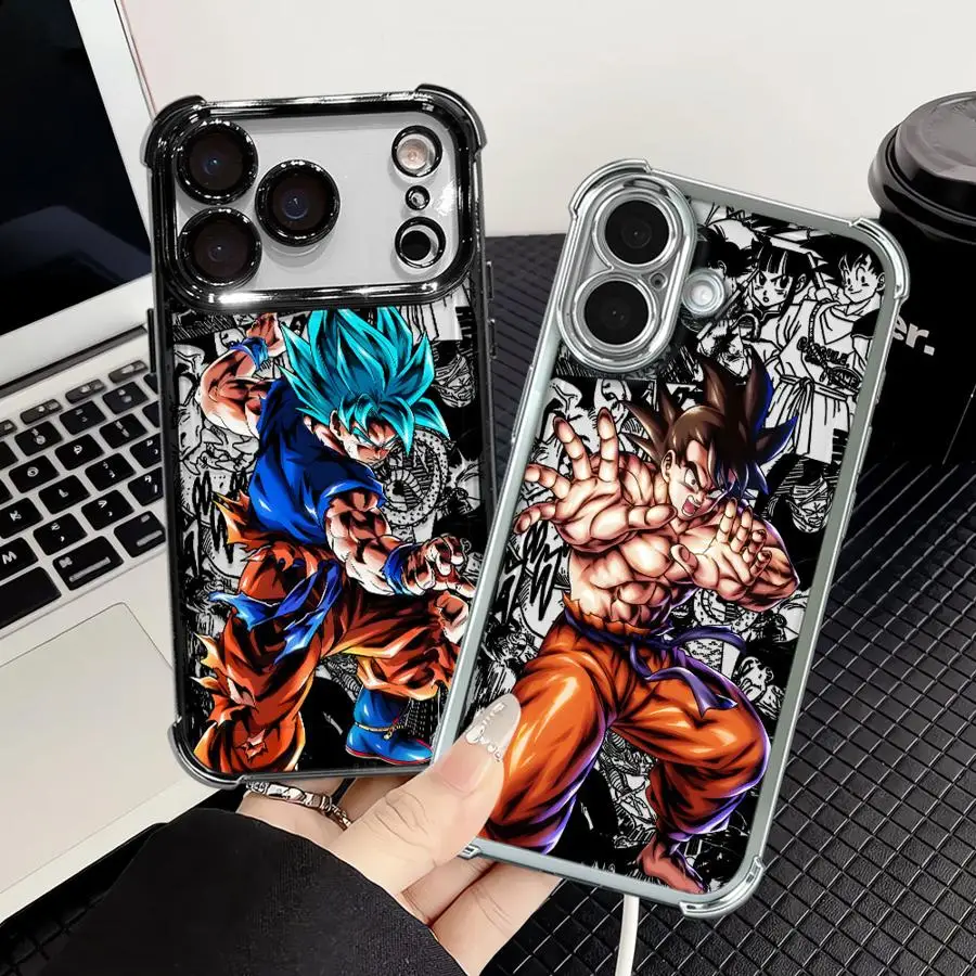 Чехол для телефона с изображением Гоку из аниме «Драгонболл» для Apple iPhone 17 Pro Max, 16e, 14, 17e, 13 Air, 15, 12 Plus, 11, 16 Pro.