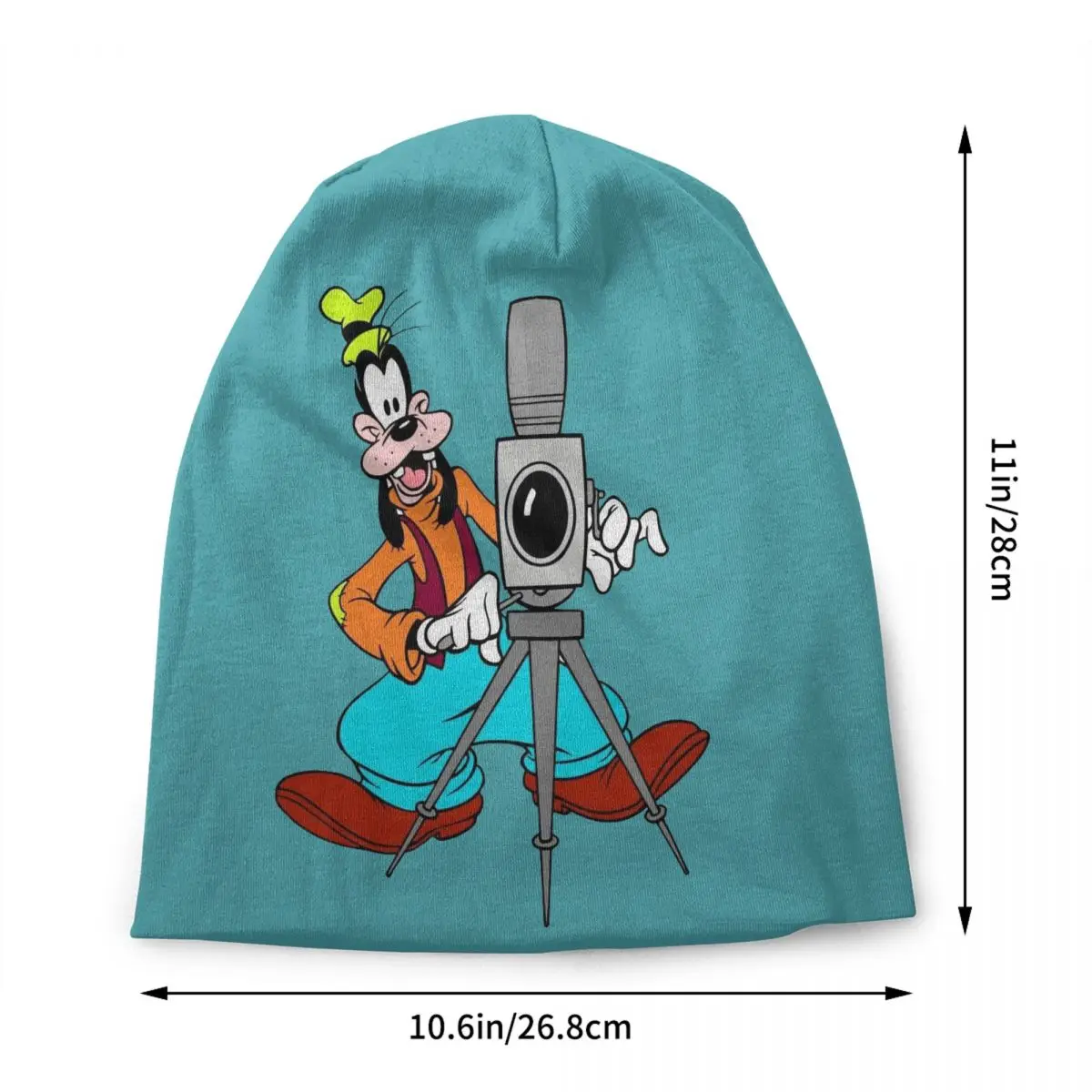 Custom Goofy Goof Skullies Beanies Caps Unisex Winter Warm Knit Hat  Street Adult Mickey Mouse Bonnet Hats Outdoor Ski Cap