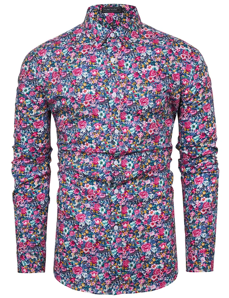 New Men Long Sleeved 3d Printed Shirts Men Women Lapel Button Fashion Shirts Floral Shirt Vintage Luxury Shirt Autumn Tops