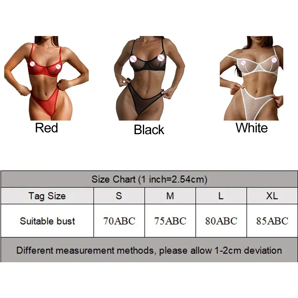 Donne Sexy Lingerie Corsetto Solido Maglia Erotica Reggiseno Trasparente Panty Lingerie Set di Biancheria Intima Lenceria Erotica Mujer Babydoll Sexy