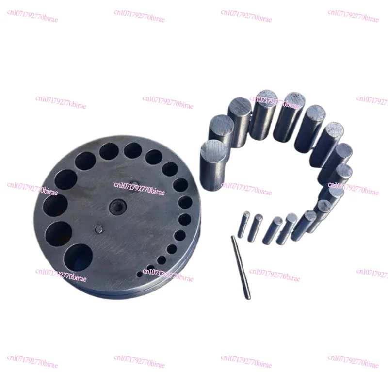 

Suitable for DIY17-hole Punching Die, Jewelry, Round Silver Coin Ring, Bell Making 5-hole Punching Die, Metalworking Equipment