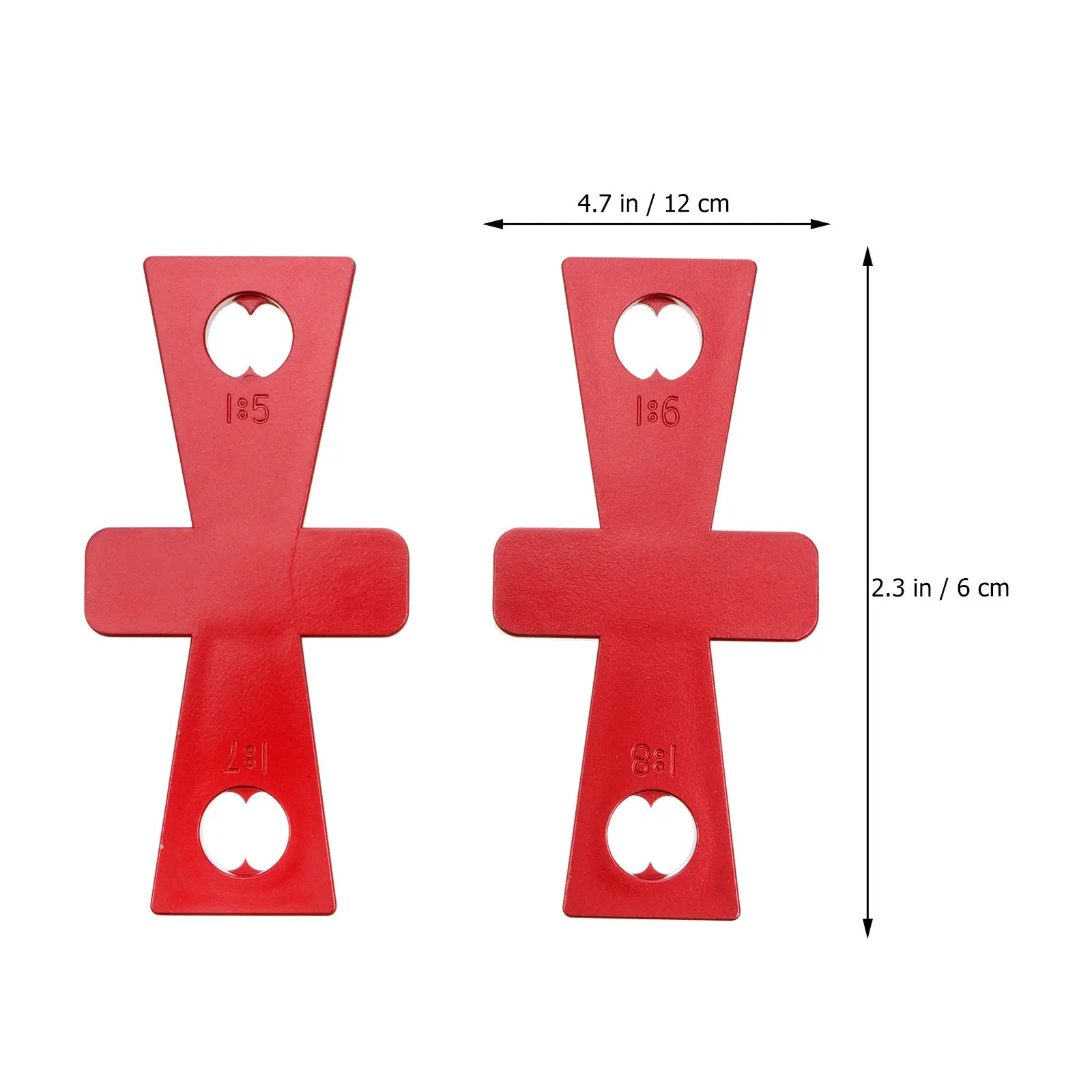 2Pcs Carpentry Manual Parallel Scriber Dovetail Marking Gauge Woodworking Locator Accurate Layout Quick Marking Tool