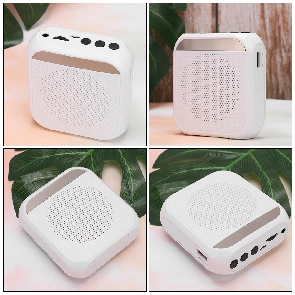 

1 set 1 Set Portable Voice Amplifier 2200Mah Clear Sound For Teacher Tour Guide Street Vendor Metal Loud Speaker