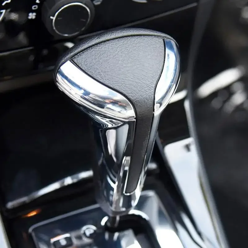 Chrome Matte Gear Head Shift Knob AT Automatic Handball Case For Citroen C4  Triumph Sega Peugeot 307 Accessories