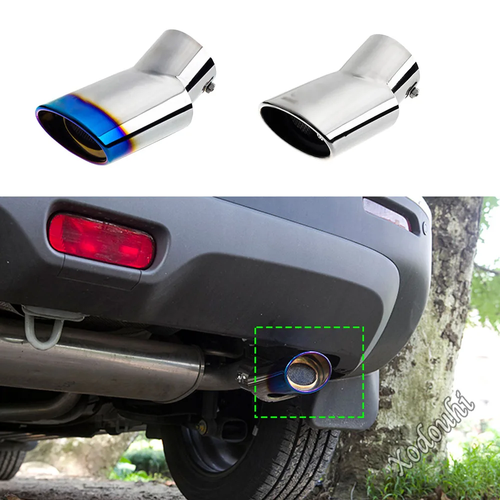 For Suzuki S-cross Scross SX4 2014 2015 2016 2017 Car Muffler Exterior End Pipe Dedicate Stainless Steel Exhaust Tip Tail Outlet