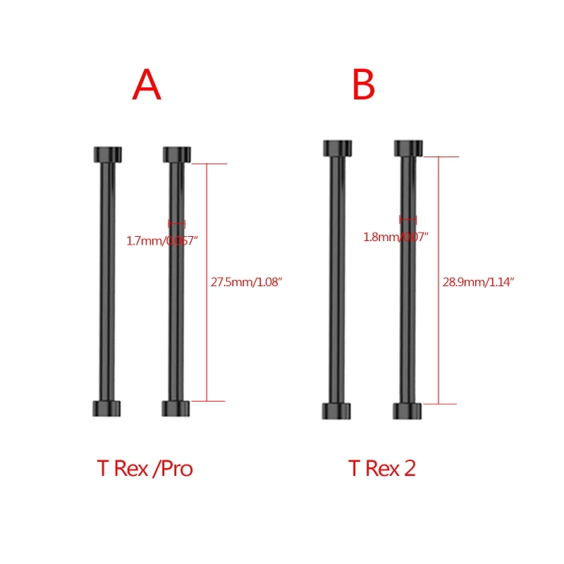 1 Set for Amazfit   /T-Rex Pro/T Rex 2  Watch Band Connector Screw Tool Rod Metal Adapter Pin Screwdrivers Accessories