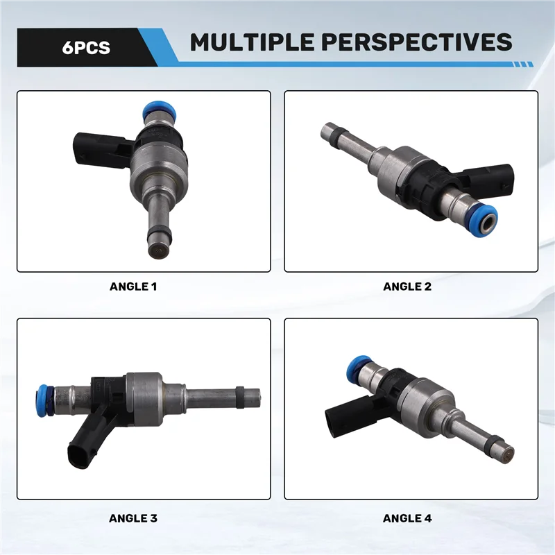 

Efficientt-6Pcs Fuel Injector 06C906036H 06C906036G For A8 Quattro A7 Quattro A6 Quattro Q7 2015-2019