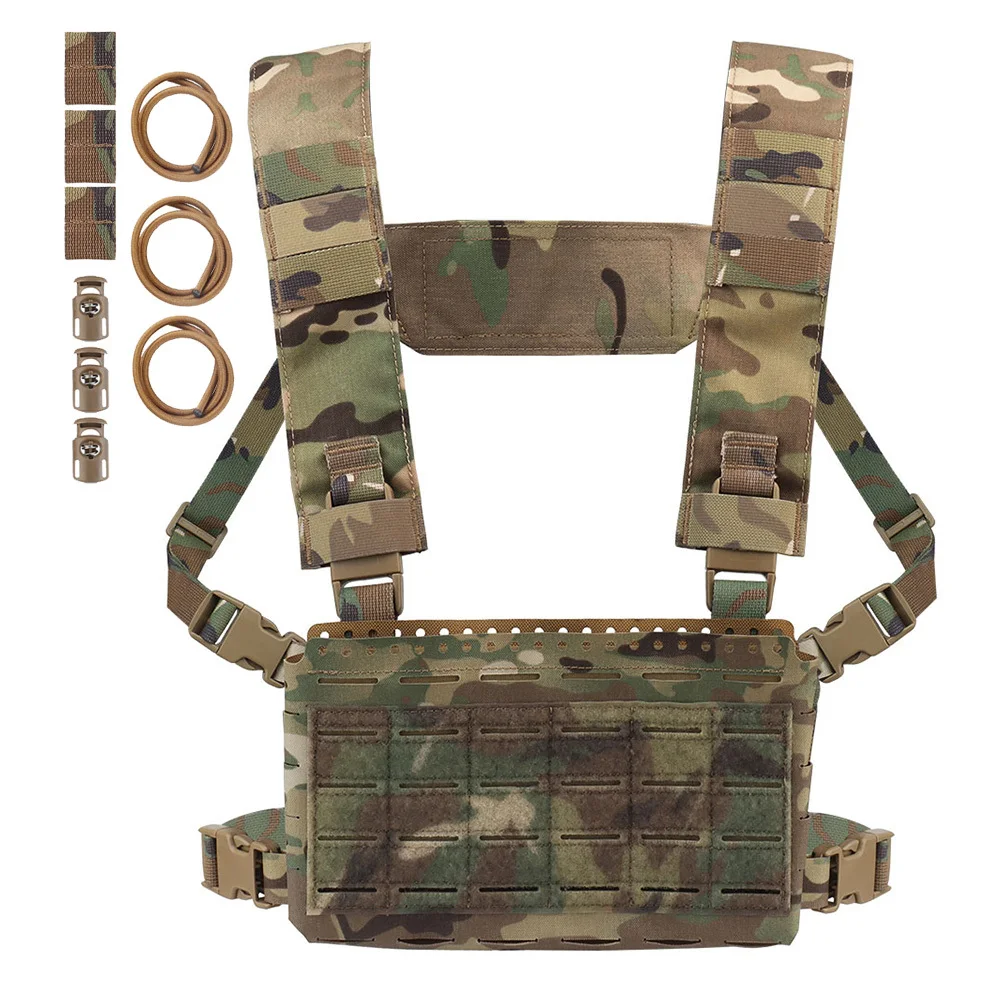 Tactical Chest Rig Micro Fight Chassis Placard Kit Molle MKV MK5 H-harness gilet da caccia 556 Airsoft Magazine Pouch Gear SS Style