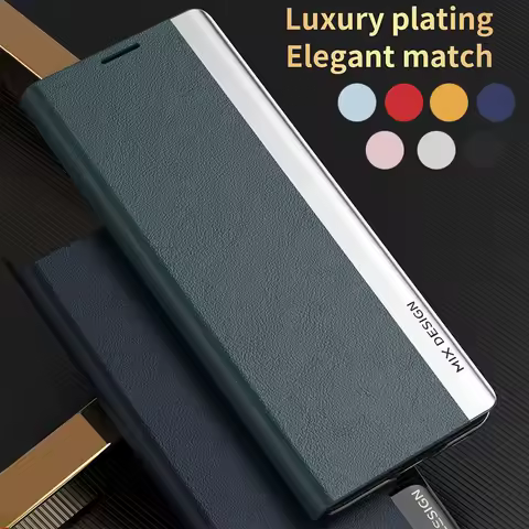 Leather Flip Phone Case For POCO X7 Pro M6 Pro 4G Kickstand Holder Cover for POCO X6 F6 F5 X3 X5 Pro 5G Shockproof Phone Shell