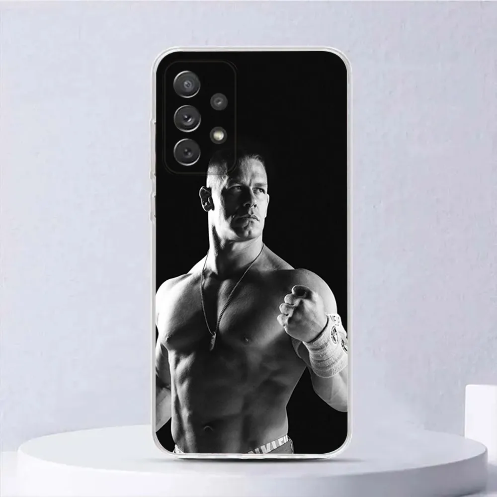 J-John C-Cenas actor Phone Case For Samsung Galaxy A31,A33 A71,70,52,51,40,31,A50,30S,21S,Note20ultra Transparent Cover