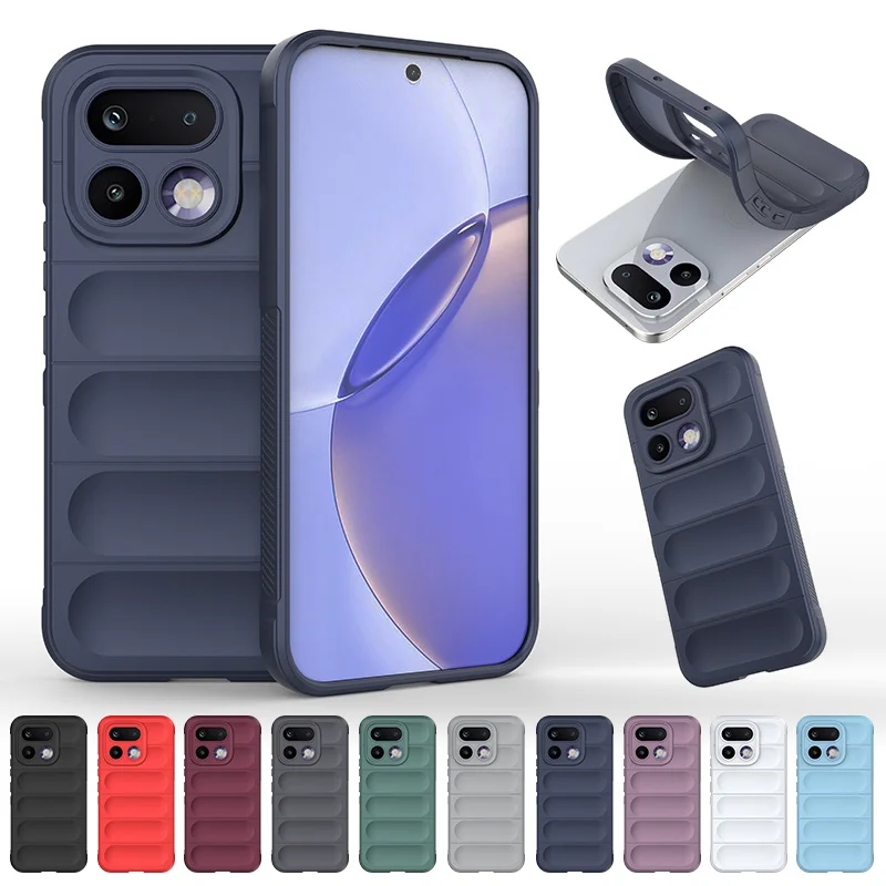 

Shockproof Soft Case For OPPO Realme 16 Pro+ Plus 5G Phone Case Camera Protect Coque For Realme16 Pro Liquid Silicon Full Cover