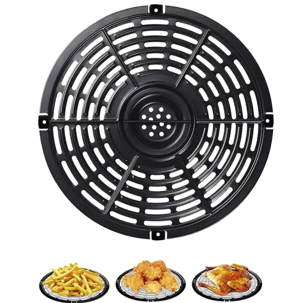 Air Fryer Accessories Non-Stick Steamer Pad Baking Inner Cooking Mat Pizza Plate Grill Steaming Racks