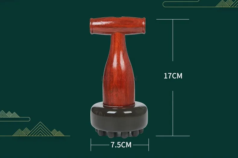 massage meridian brush to dredge the whole body electric heating Tai Chi ball scraper to Bianstone warm moxibustion instrument