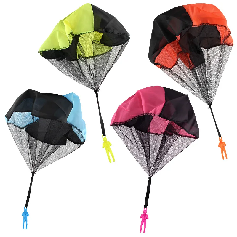 Children\'s Hand Throwing Parachute Toy Soldier Parachute Outdoor Square Toy  Mini Parachute