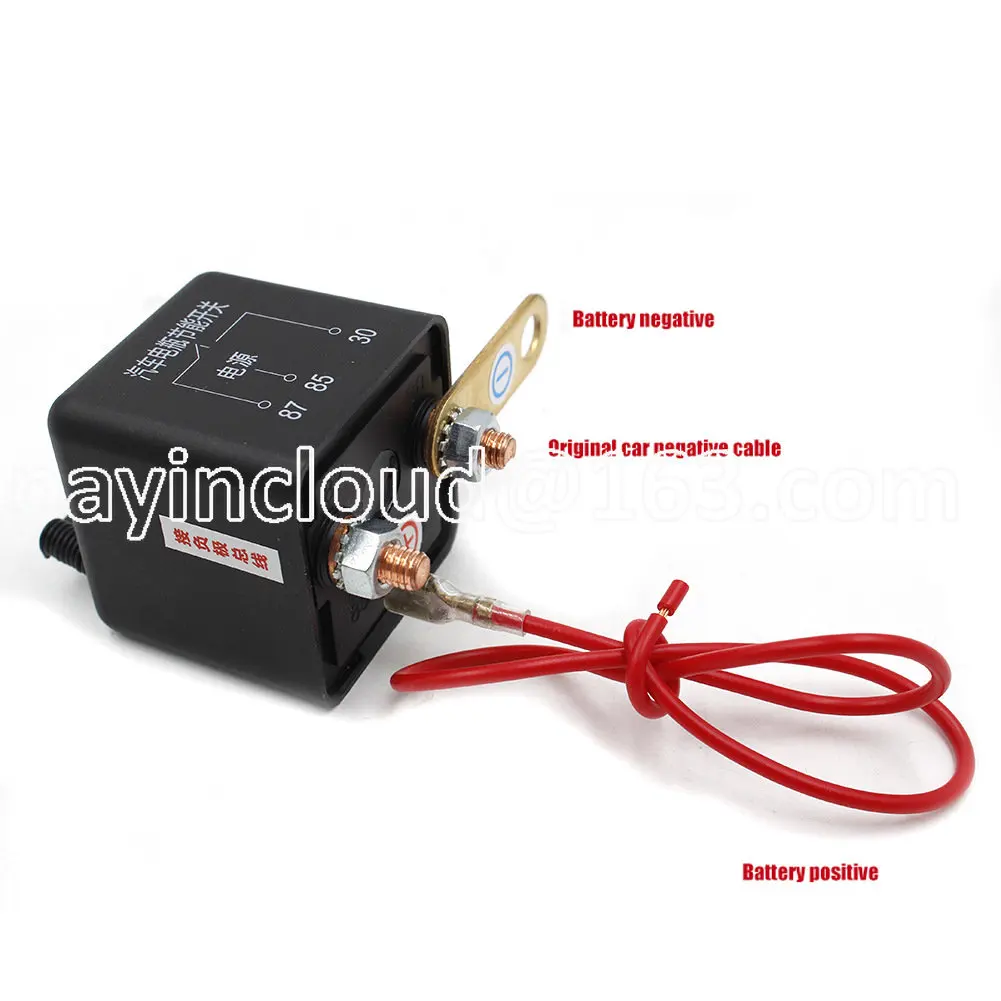 

12v200a Car Battery Remote Control Breaker Wireless Control Power-off Switch Power Switch Start Relay