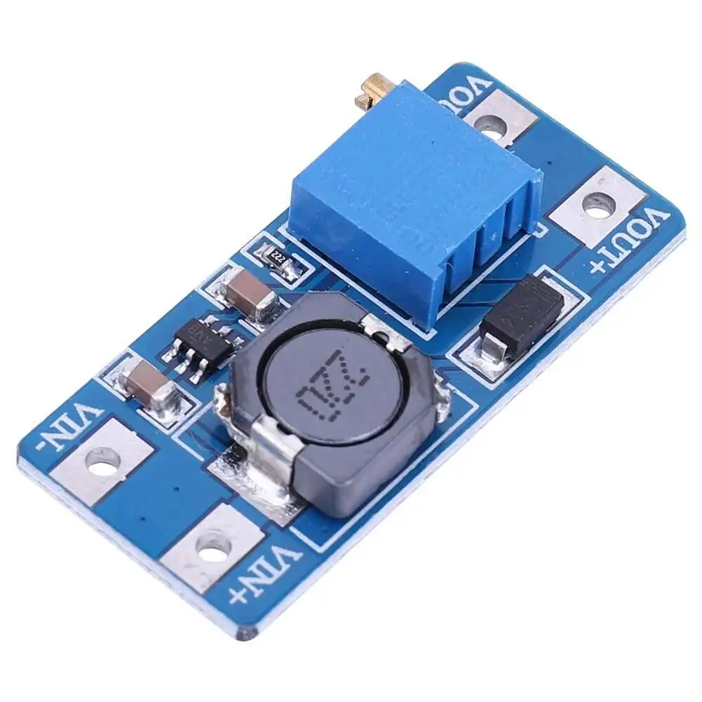 10PCS MT3608 DC-DC Step Up Converter Adjustable Booster Power Supply Module Voltage Regulator 2A Max 2V-24V To 5/9/12/28V