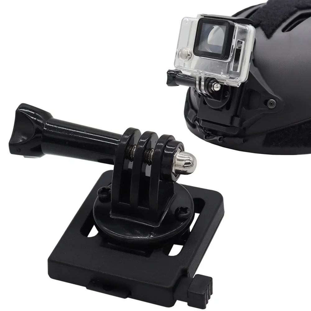 FAST MICH NVG Helmet Base Fixed Mount Adapter Holder for GoPro Hero ActionCamera, Tactical Helmet Accessory forCS OutdoorHunting