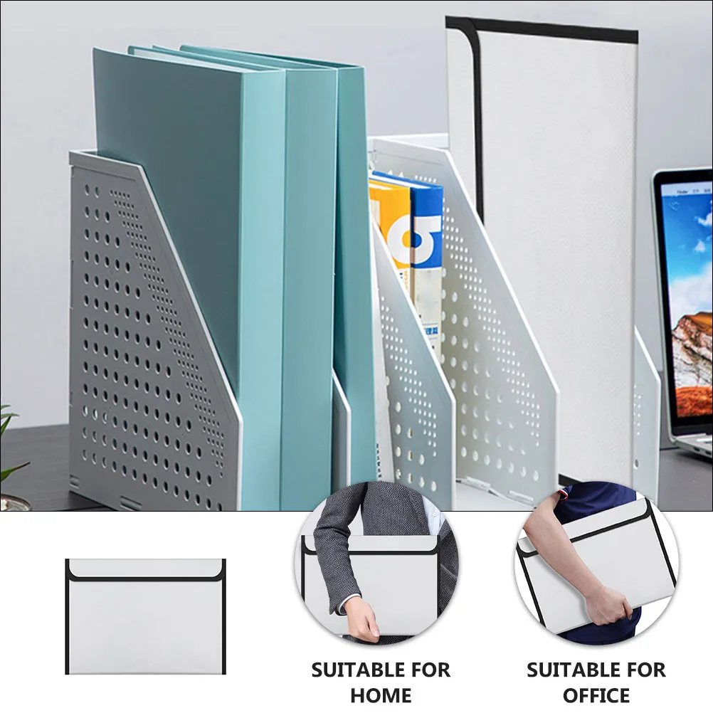 

Fireproof Documents Bag Large Capacity Waterproof Storage Folder Double Layer Safe Office File Organizer Document Security Bag