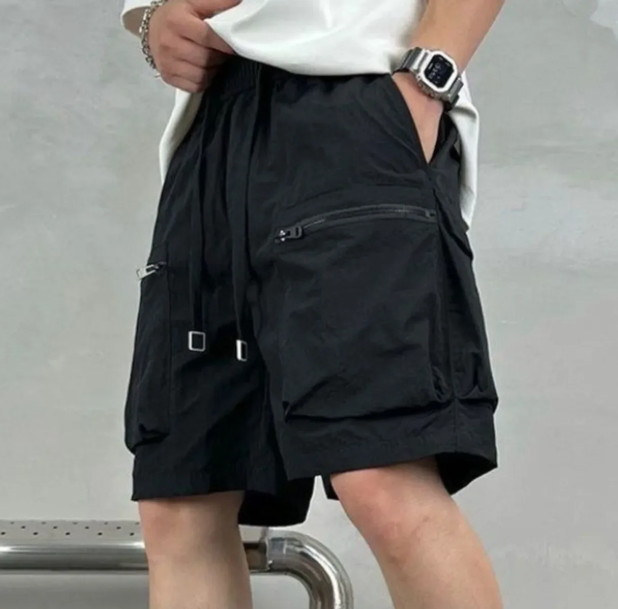 Popular Men's Shorts Loose Large Size  Multi-Pocket Overalls Summer Comfortable Pants Outdoor Casual Sports Beach Pants Trend