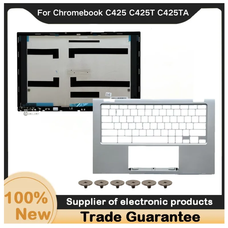 

New For Kailxuling Chromebook C425 C425T C425TA LCD Back Cover 13N1-AEA0801 Upper Case Palmrest Cover