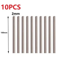 10pcs 100mm Round Bar HSS Lathe Tools HSS Square Steel Bar 200mm For Milling Turning Drilling Iron Copper Aluminum Metal Tools