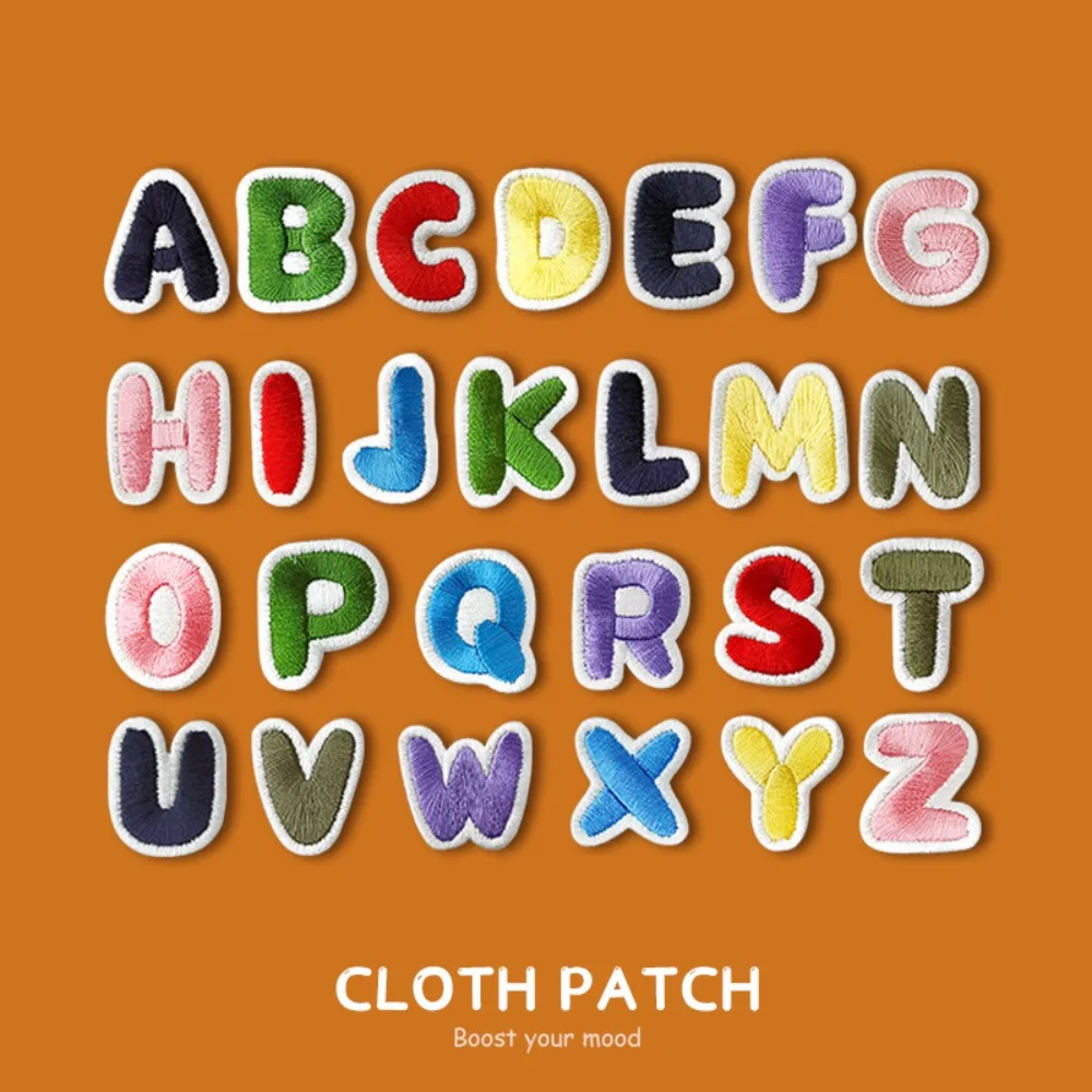 

Hoodie Letter Embroidery Patch DIY Cloth Backpack T-shirt Cloth Accessories Stickers Iron on Patches Sew on Appliques Personaliz