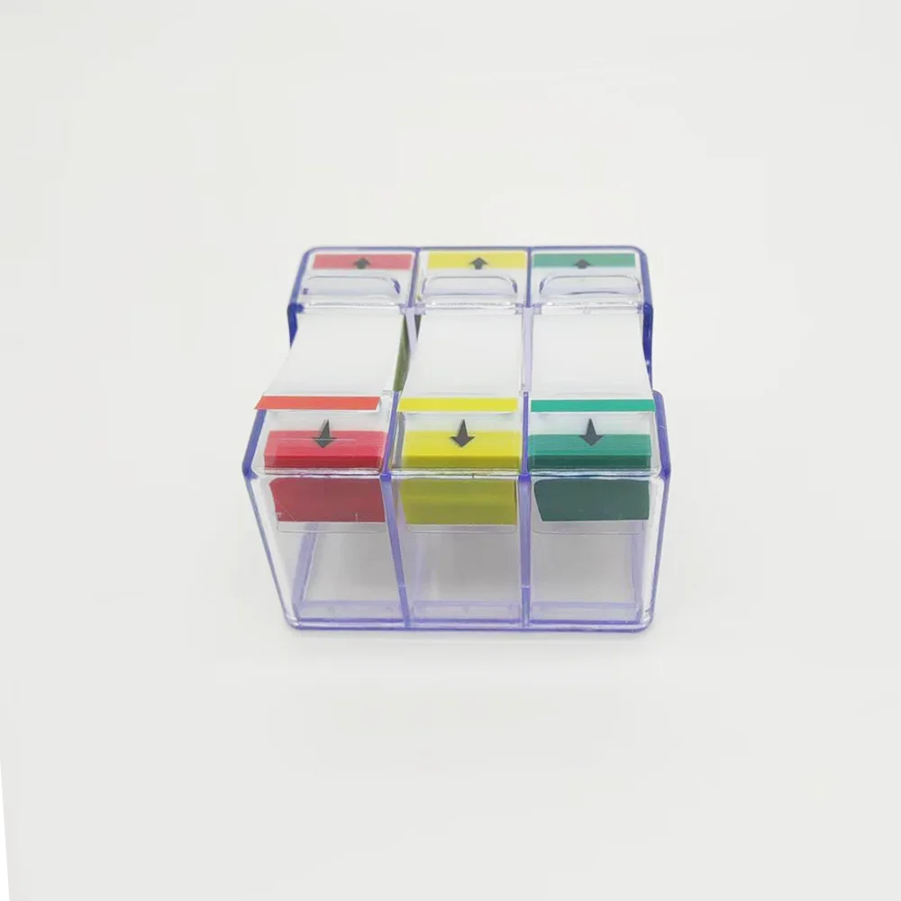 900 Sheet Colorful Transparent Index Tabs Sticky Note Flag printing arrow with pop up transparrant dispenser for Office & Study