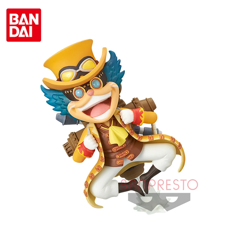 BANDAI WCF One Piece Revolutionary Army 01 Sabo Monkey.D.Dragon Betty Morley Crow Anime Action Figures Toys Kids Gifts