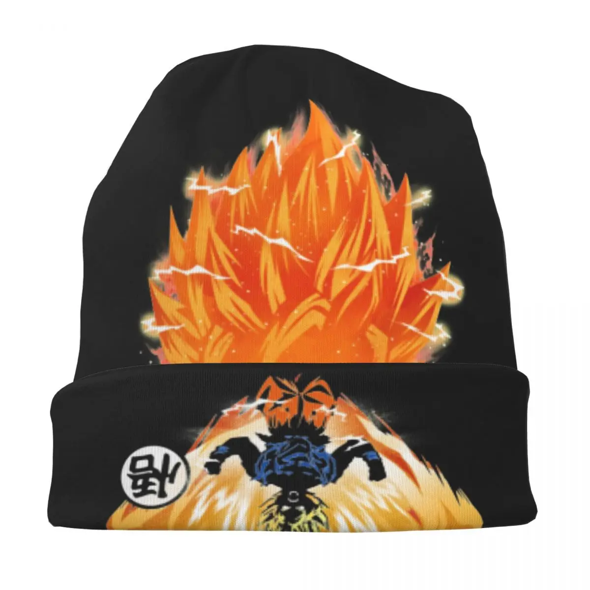 The Angry Super Saiyan Classic Skullies Beanies Hat Dragon Ball Hip Hop Unisex Street Cap Warm Dual-use Bonnet