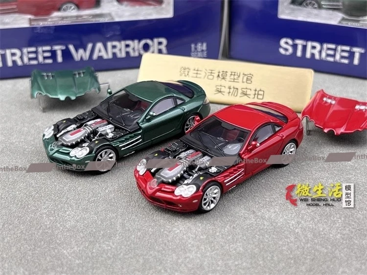 SH 1/64 MB SLR Red Diecast Model Car Collection Limited Edition Hobby Toys