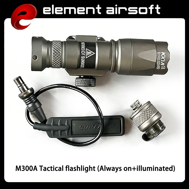 

Фонарь Element Surefire M300 M600 с двойным дистанционным выключателем AXON, крепление на планку 20 мм, для охоты, тактических задач, страйкбола